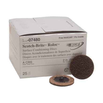 3M Scotch-Brite Roloc SC-DR Круг 7480 A CRS 50мм