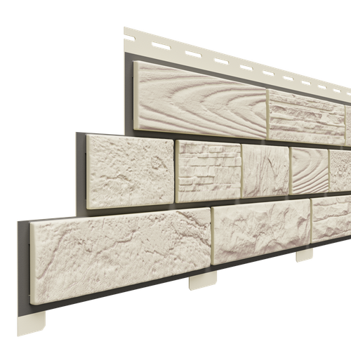 Фасадная панель Dolomit Кирпич Мраморный