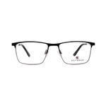 Оправа прямоугольная Rico Mirado 290 Grey черная матоваяя с серебром