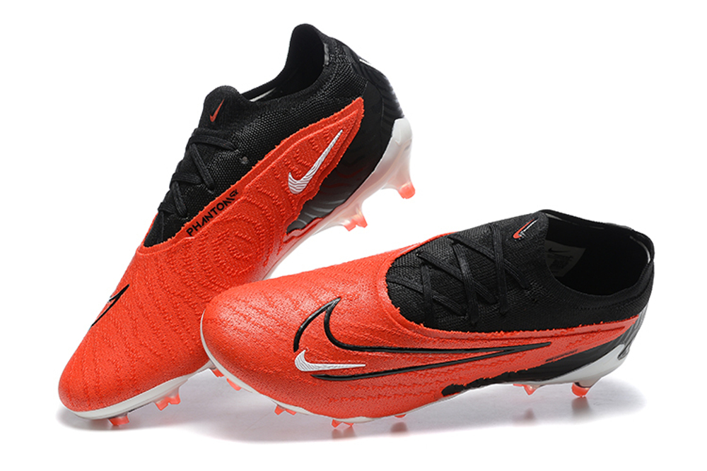 Бутсы Nike Phantom GX Elite FG (Черный+красный)