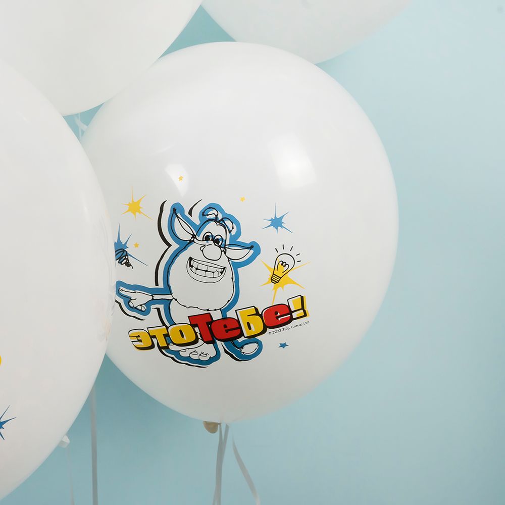 Воздушный Шар (12''/30 см) Буба, Белый (S13/170), пастель, 1 ст, 25 шт.