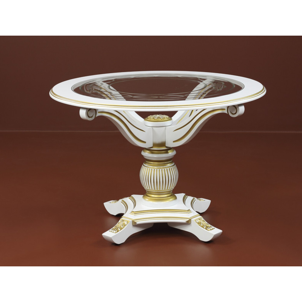 ЮТА-57-22 Стол Ø800 (вставка из стекла)