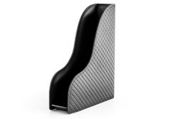 Набор руководителя из черной кожи люкс Гранд с тиснением 17 предметов