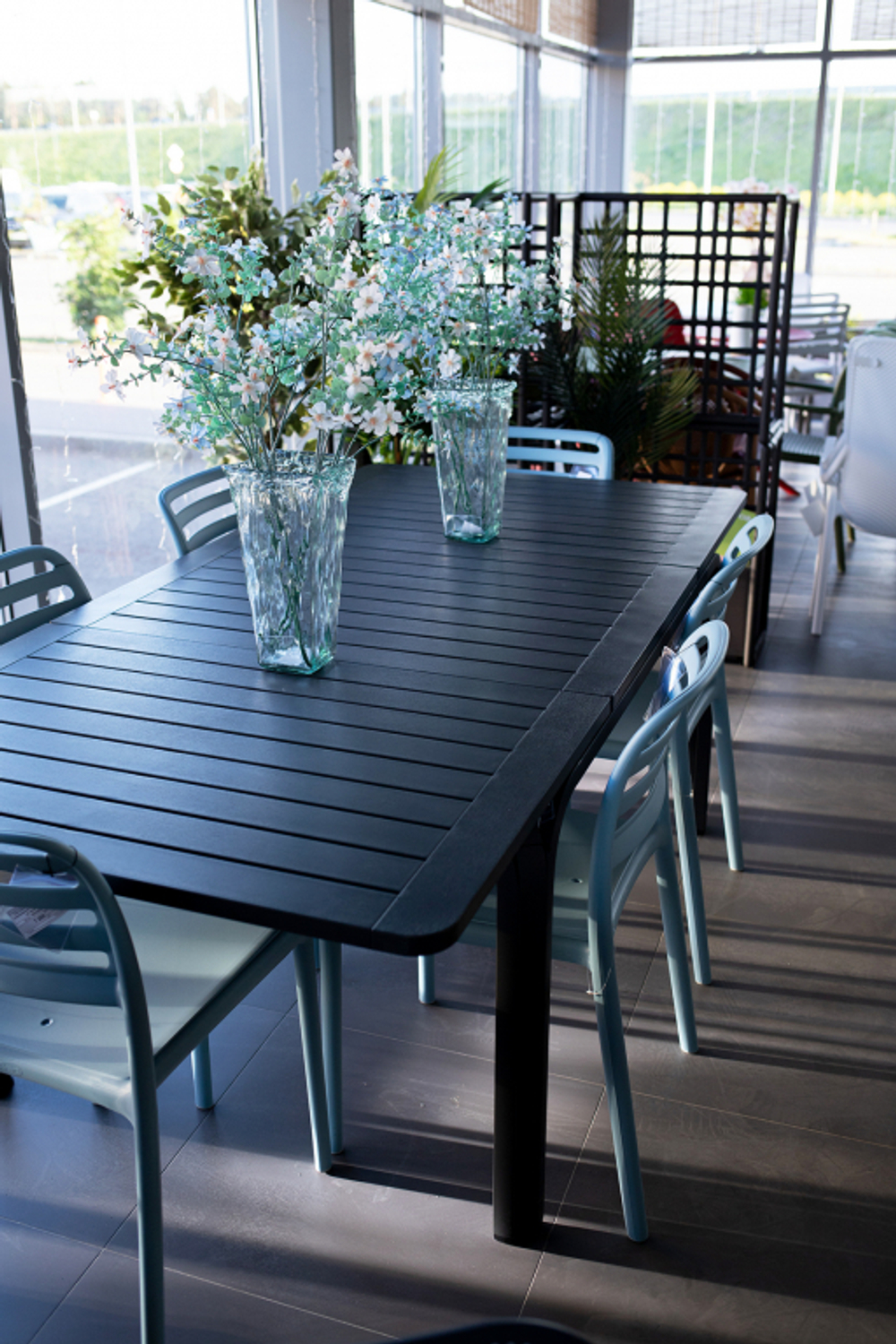 Стул пластиковый Nardi Costa Bistrot, голубой