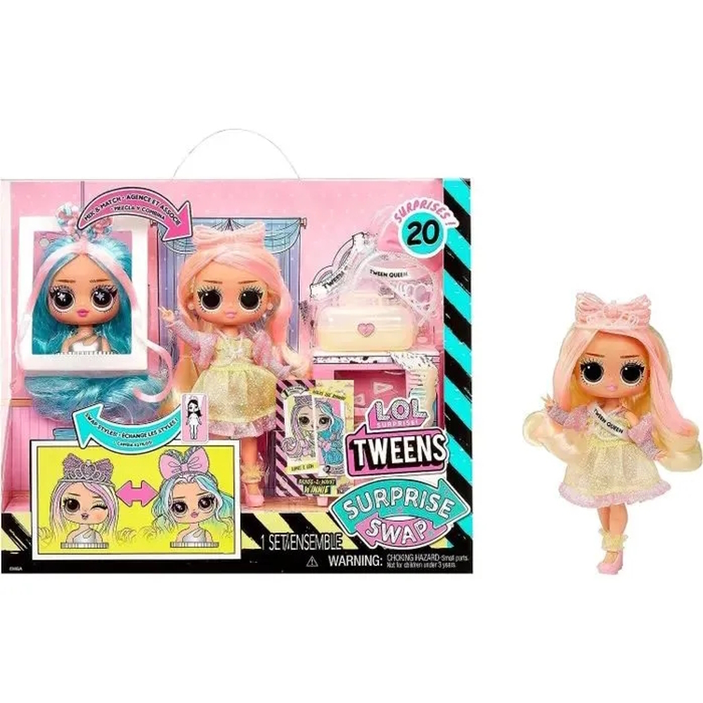 Кукла LOL Surprise Tweens Swap Winnie  Вейвс Винни с аксесс.  L.O.L. SURPRISE!