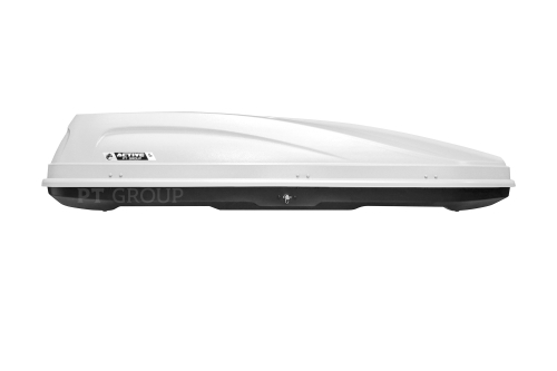 Автобокс на крышу автомобиля "ACTIVE L" двусторонее открывание (белый) / PT-Group