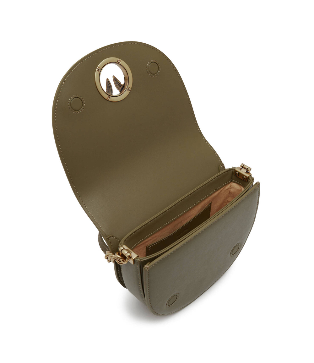 Кожаная сумка через плечо ROUND CLICK MINI VITELLO MORBI Pinko - зеленый(101969 A0QO)