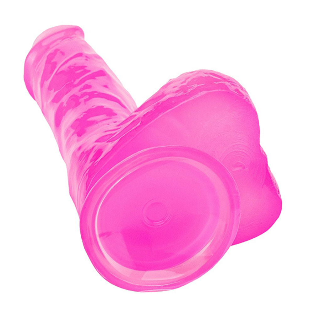 Розовый реалистичный фаллоимитатор 18см Devi DT-2004