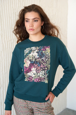 22724 Джемпер женский (изумрудный)