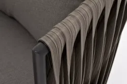 "Флоренция" диван из искусственного ротанга трехместный, цвет графит