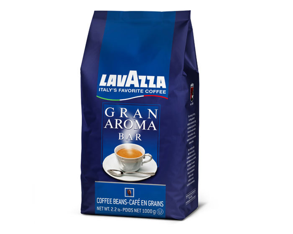 Кофе в зернах LavAzza Gran Aroma Bar, 1 кг (Лавацца)