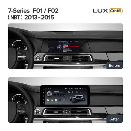 Магнитола BMW 7-серия F01, F02 2012-2015 (NBT) - Teyes LUX ONE 360 монитор 12.3" 2K QLED на Android 10, 6/128Гб, CarPlay, 4G SIM-слот, 4 камеры в комплекте