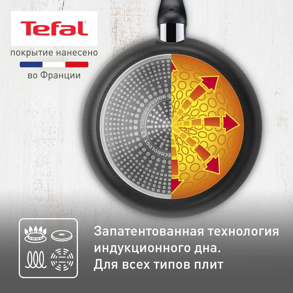 Сковорода Tefal Ultra+ 24 см, 04223124