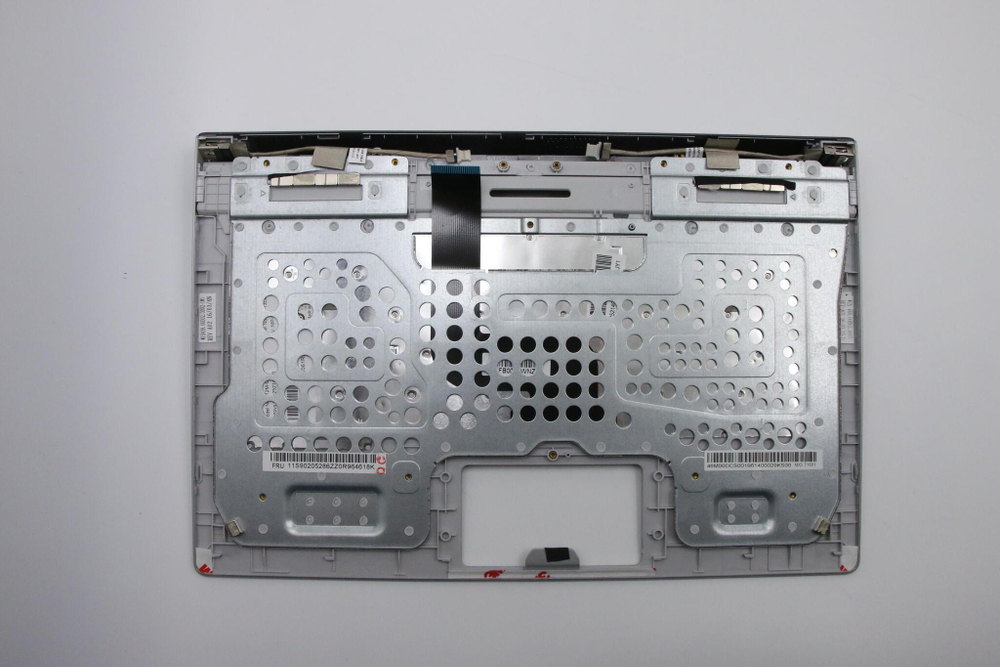 Верхняя панель с клавиатурой (топкейс) для ноутбука Lenovo Miix 2-11 раскладка - греческая, без подсветки, серая, без отпечатка пальца (90205286), оригинал