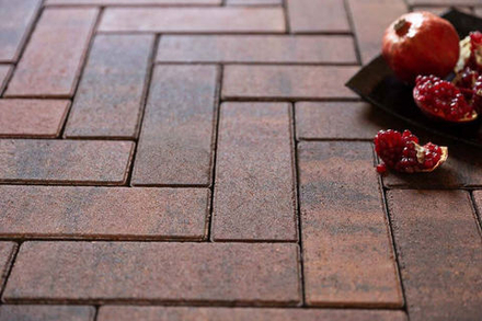Тротуарная плитка Steingot Паркет, цвет Клинкер, Colormix, мультиформат, толщина 60 мм