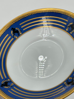 Кофейная пара Celine с синей каймой