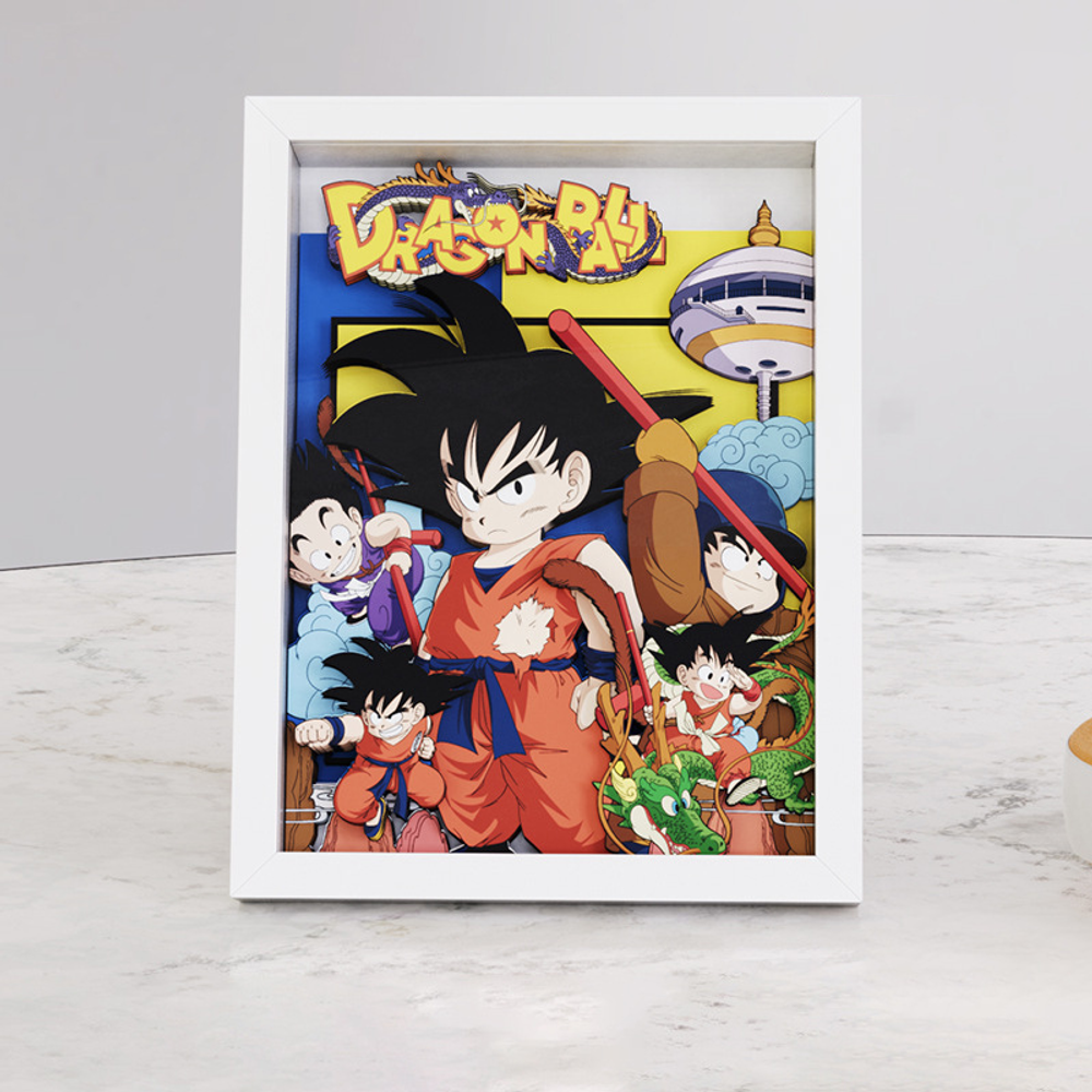 Декоративная 3D картинка, Dragon ball