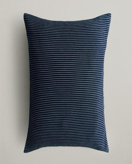Zara Home наволочка декоративная из хлопка, синий, в полоску, 30x50 см