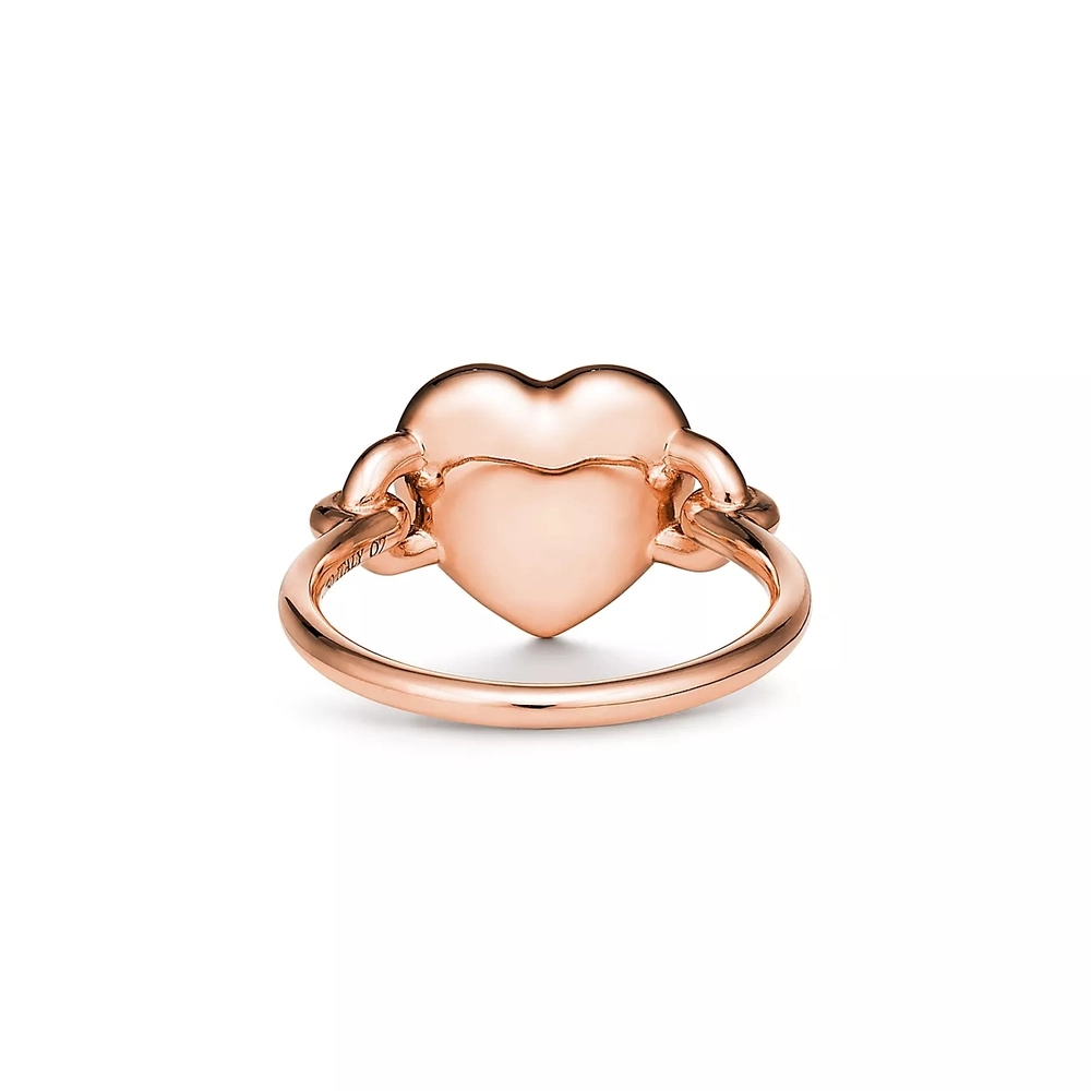 Кольцо из розового золота 18k, Tiffany💠 Full heart💕В наличии