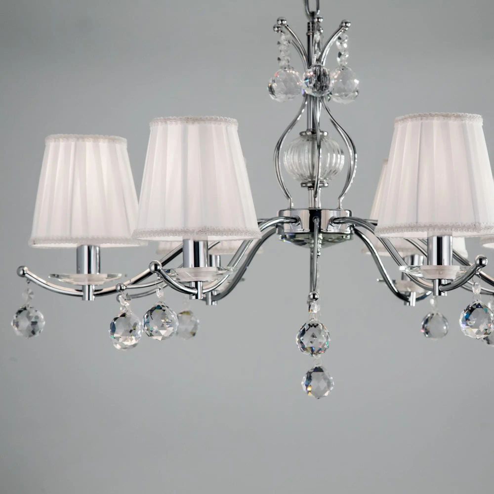 Citilux Шелли CL438161 Люстра подвесная с абажурами Хром