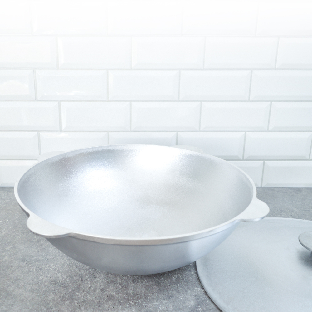 Казан 28л для плова с алюминиевой крышкой