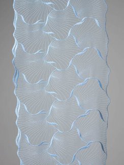 05-160 ОПТ Вышивка на неэл. сетке 24 см, голубой 3090