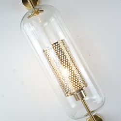 Настенный Светильник Catch Wall Cylinder L78 Brass By Imperiumloft