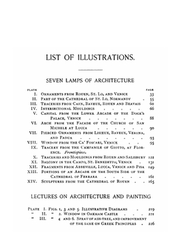 The seven lamps of architecture. lectures on architecture and painting: the study of architecture | John Ruskin