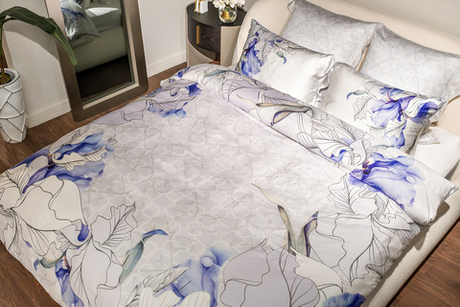 Простыня тенсель белая 240x250 Garda Decor