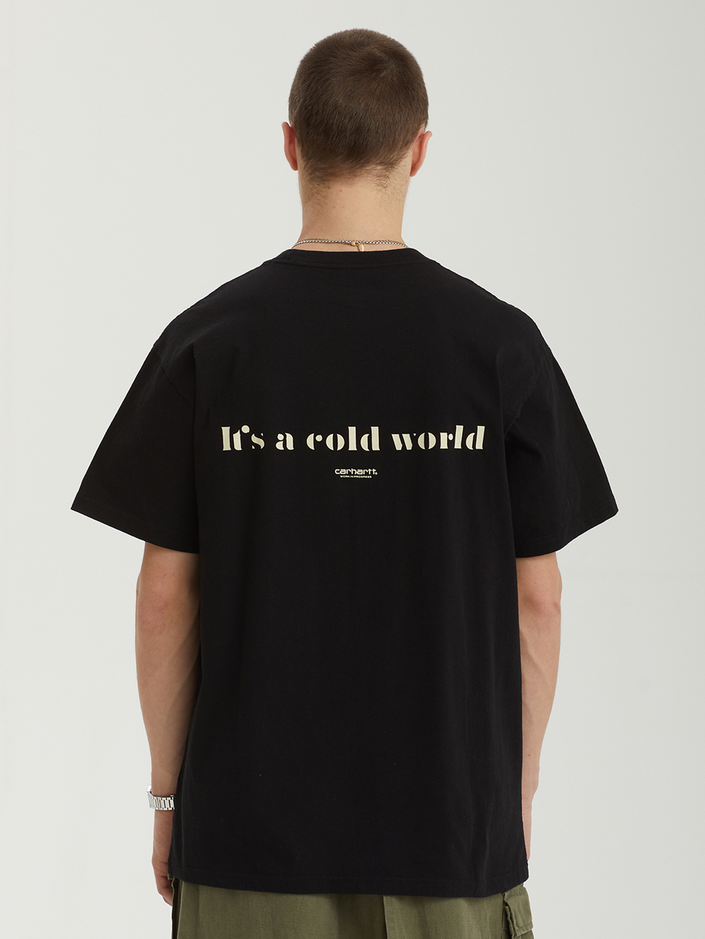 Мужская Футболка Cold World