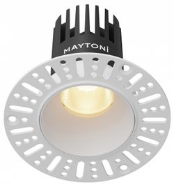 Встраиваемый светильник Maytoni  DL119-10W-2.7K-TRS-W