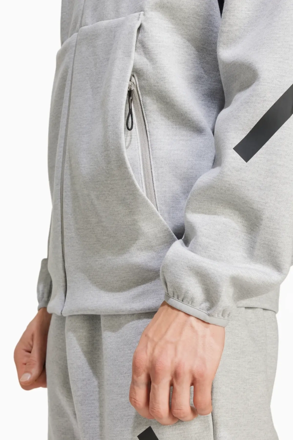 Кофта adidas Z.N.E. Full-Zip - серый