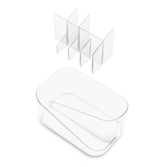 Органайзер для косметики glam, прозрачный