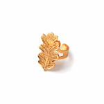 Кольцо с листьями Ester Bijoux Дуб LF83R- G BR