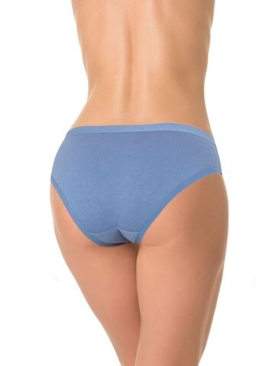 Хлопковые трусики-слипы (Размер: M) (Цвет: деним (грязно-синий))