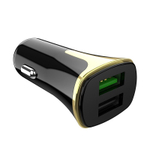 Автомобильный адаптер питания HOCO Z31 2USB 3.4A QC 3.0 (черный)