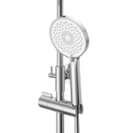 Душевая стойка BelBagno со смесителем и изливом ALBANO-VSCM-CRM