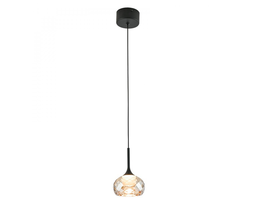 Подвесной светодиодный светильник Newport ZARA 7241/S mat.black amber, М0071795