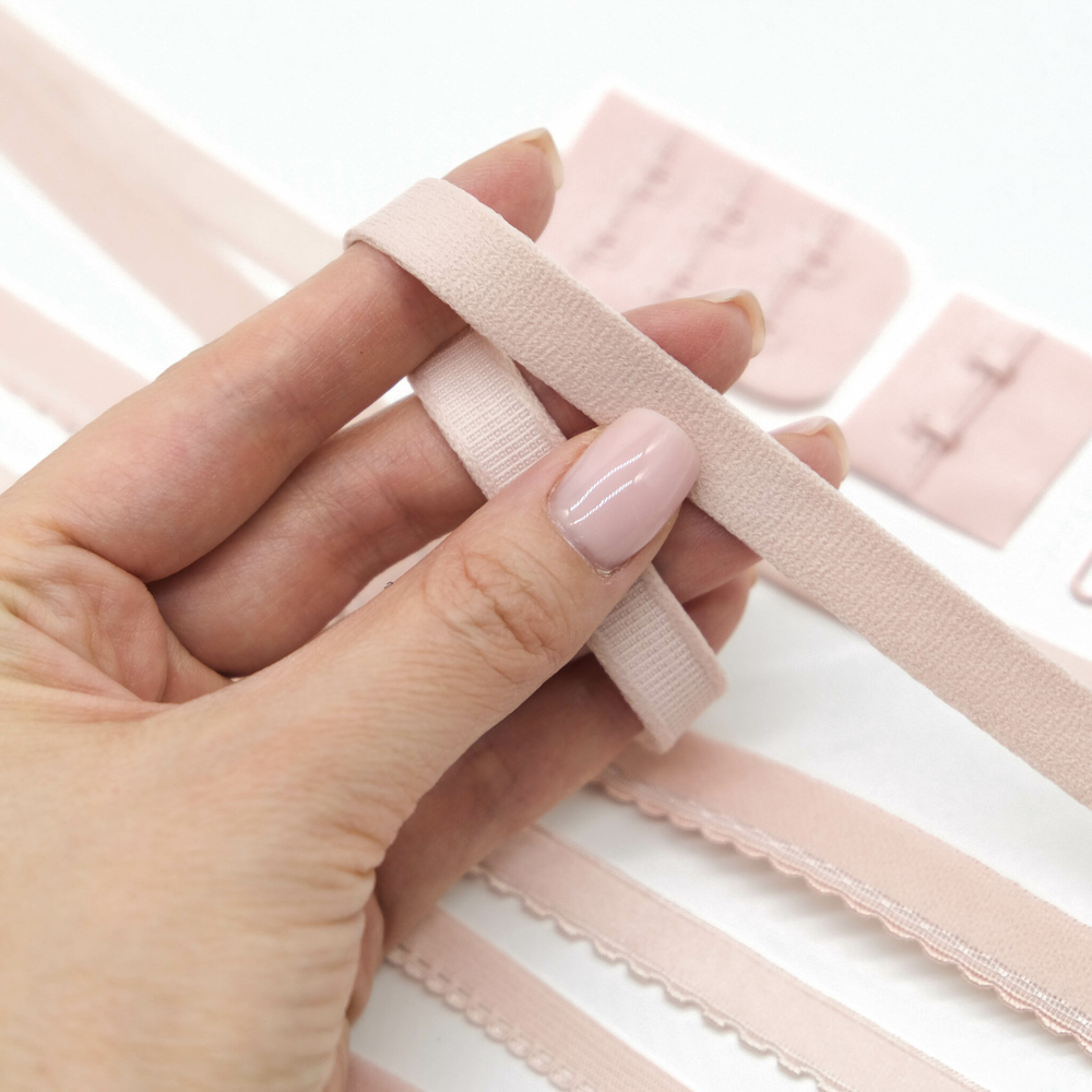 Лента туннельная бесшовная (тесьма под каркасы) ПУДРА