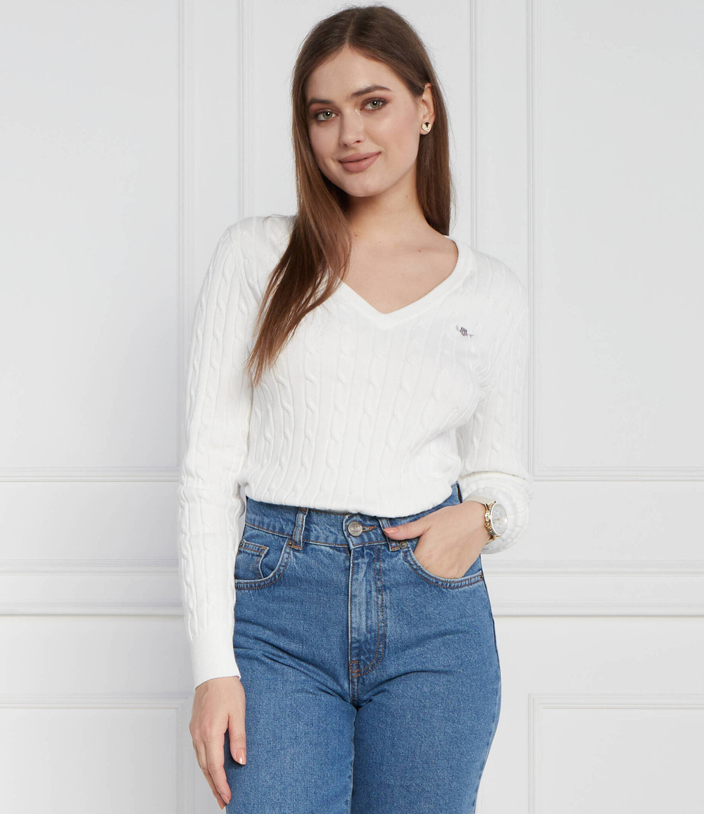 Свитер Gant - белый(4800101)