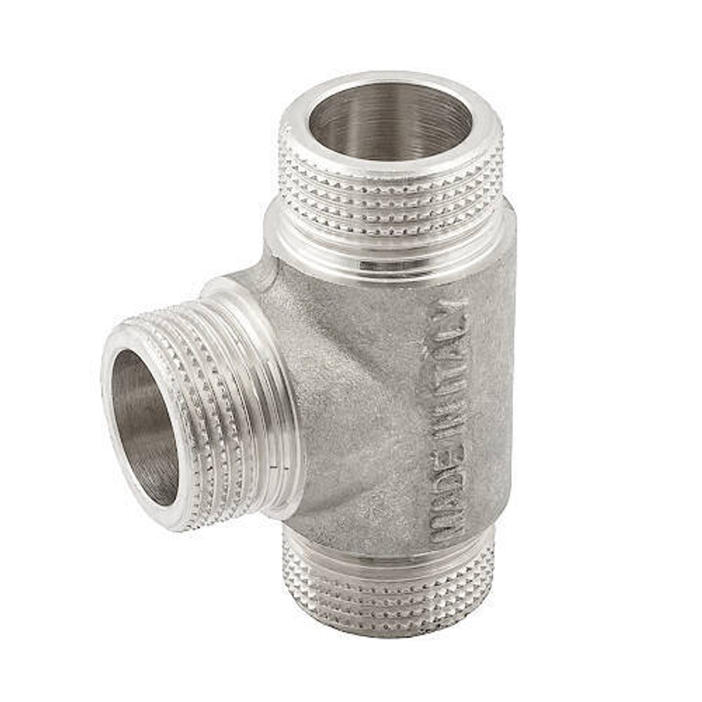 Тройник с наружной резьбой ELSEN METALIT EBF06 - 3/4" (латунь с покрытием TIN)
