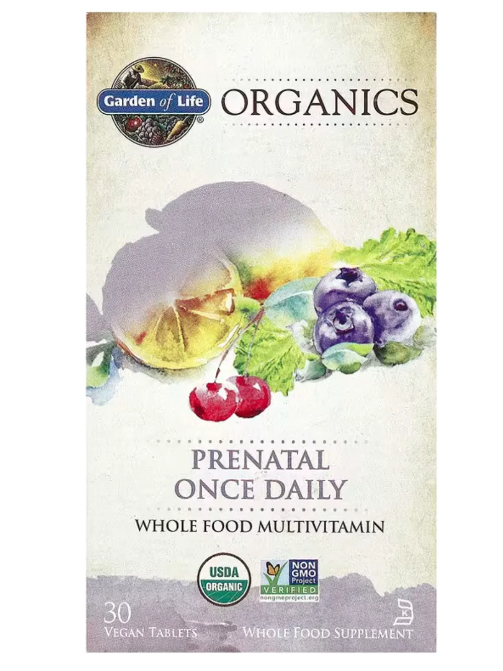 Organics Пренатальный комплекс 30 таблеток