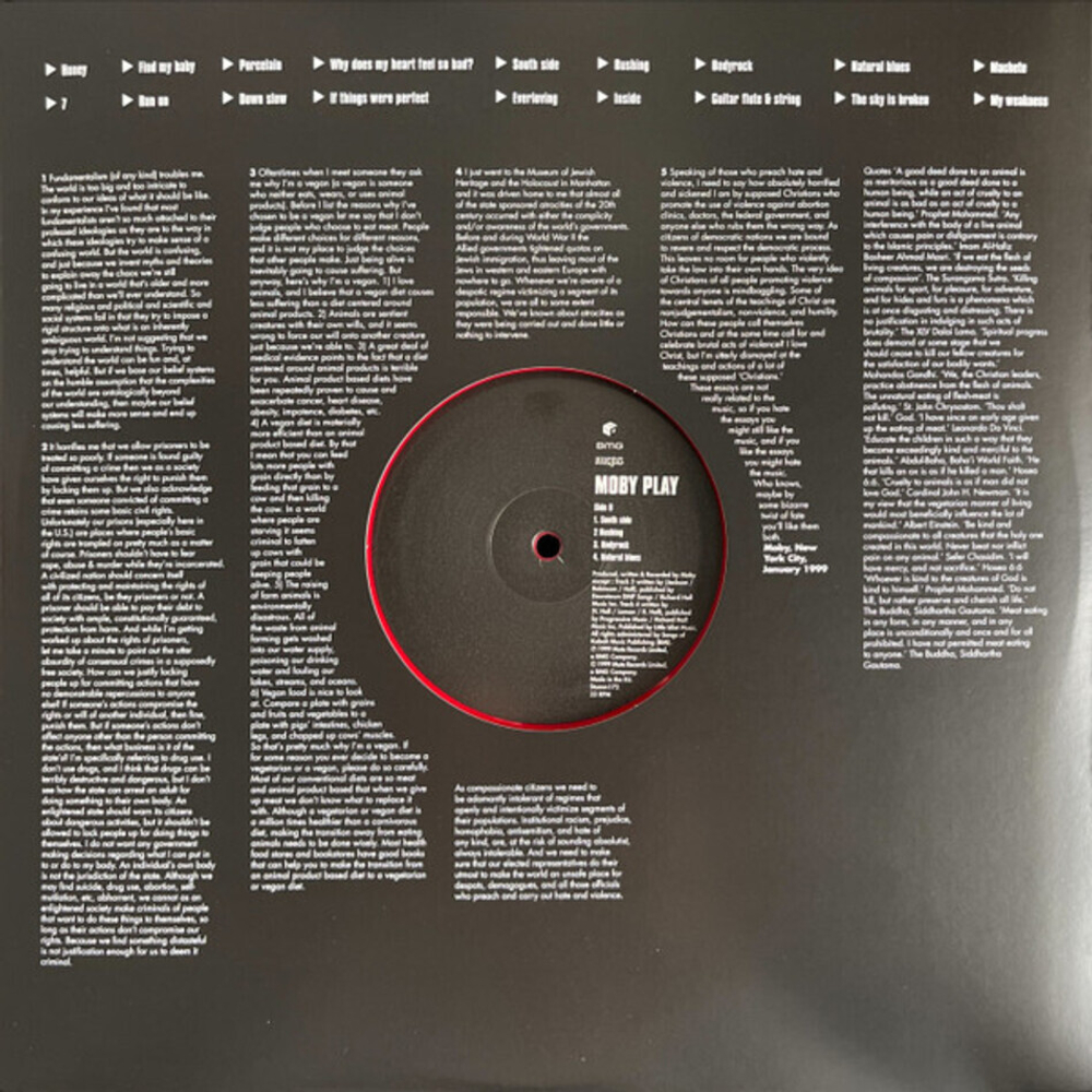 Moby / Play (Limited Edition)(Coloured Vinyl)(2LP)