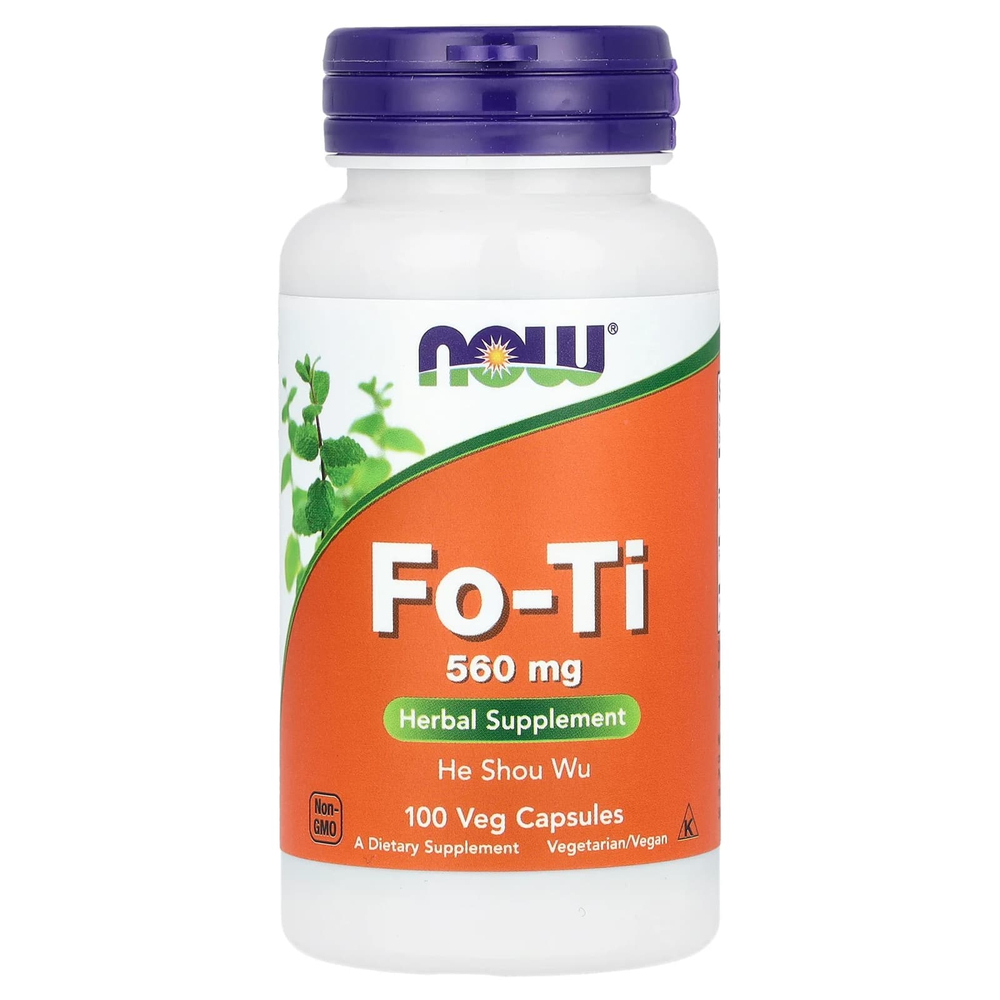 NOW Foods, Fo-Ti, 560 мг, 100 растительных капсул
