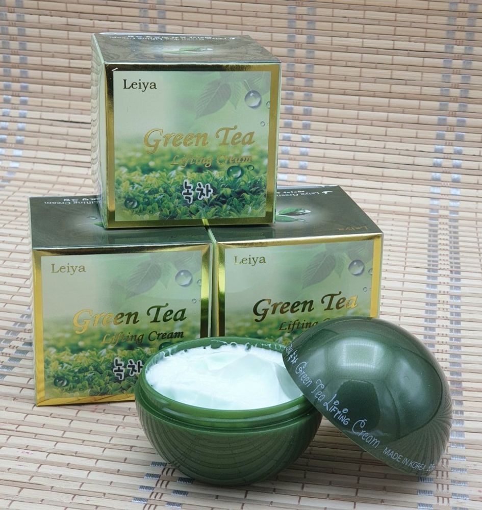 Leiya. Лифтинг-Крем с экстрактом зеленого чая Green Tea Lifting Cream