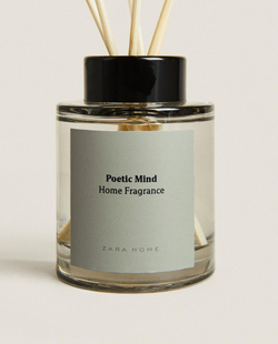 Zara Home POETIC MIND REED DIFFUSERS — ароматический диффузор с тростниковыми палочками, Поэтический Разум, 100 мл