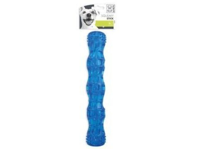 M-PETS Палка-пищалка, 27,3х 5 см, цвет голубой