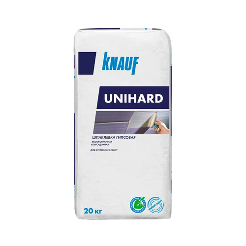 Шпаклевка гипсовая высокопроч. безусад. КНАУФ УНИХАРД 20кг по низкой цене