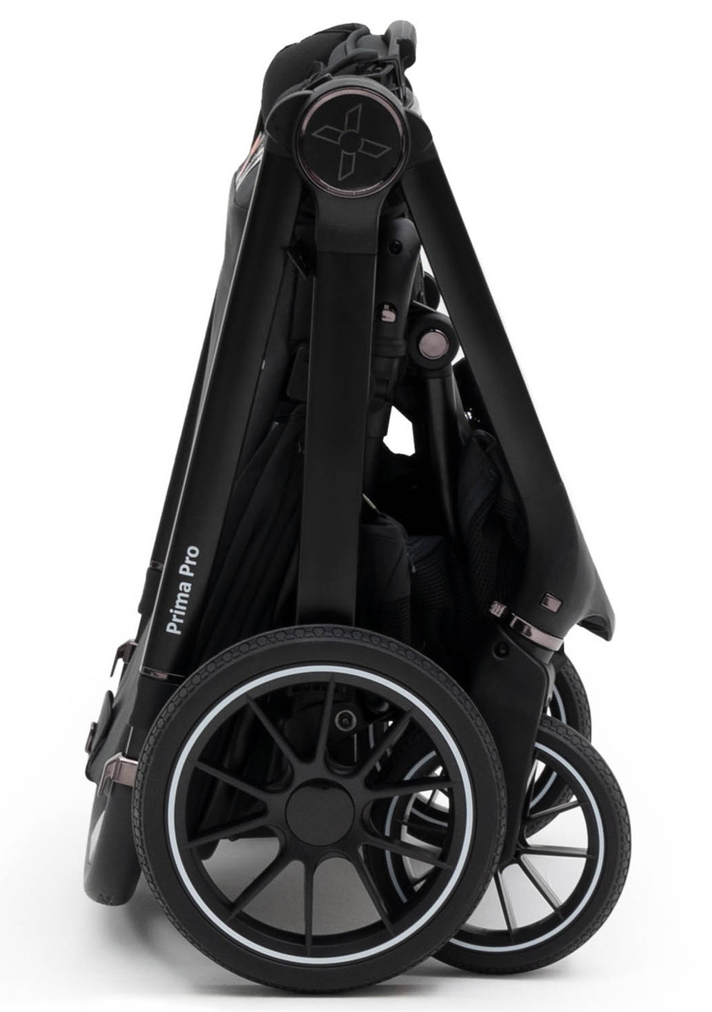 Коляска Agex Prima Pro 3 в 1 с автокреслом i-Team ATG080 Grey APA657 Midnight Grey (Темно-серый)