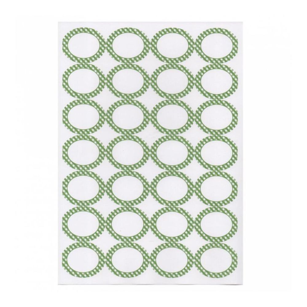 Этикетка бумажная самоклеящаяся белая 4,5*3,6 см, 100 листов, 28 наклеек/лист Garcia De Pou